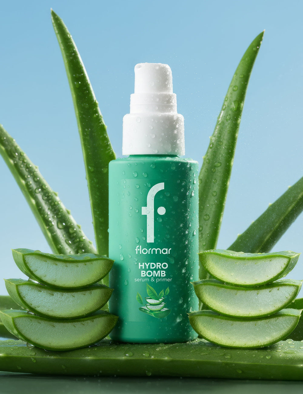 Flormar Hydro Bomb Aloe Vera & Green Tea Radiant Serum & Primer 30ml