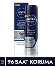 Nivea Men Derma Control Clinical Deodorant Spray - Long Lasting Anti-Perspirant Protection, Alcohol-Free, 5.07 fl oz Nivea Men Derma Control Deodorant Spray - Long Lasting Protection Nivea Men Deodorant Spray, Derma Control Clinical Deodorant, Alcohol-free Deodorant, Anti-perspirant Deodorant for Men, Long-lasting Deodorant Protection, Deodorant Spray for Men, Sensitive Skin Deodorant, Dermatologically Tested Deodorant, Men's Grooming, Personal Care, Hygiene Products