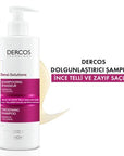 Vichy Dercos Densi-Solutions Volumizing Shampoo: Thickening Shampoo for Thin, Weak Hair with Biotin & Organic Olive Oil - Paraben Free, 13.5 fl oz Vichy Dercos: Volumizing Shampoo for Thin Hair | Biotin & Olive Oil thin hair shampoo, weak hair shampoo, volumizing shampoo, hair thickening shampoo, biotin shampoo, organic olive oil shampoo, paraben free shampoo, shampoo for fine hair, hair strengthening shampoo, Vichy Dercos shampoo, shampoo, hair care, hair volume, thin hair, weak hair, biotin, organic olive
