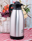 Cooker 2.5 Liter Stainless Steel Thermos: Keeps Drinks Hot or Cold for 24 Hours - Shatterproof, Large Capacity Insulated Beverage Container Cooker Stainless Steel Thermos - 24 Hour Hot & Cold! stainless steel thermos, insulated beverage container, 2.5 liter thermos, hot cold thermos, shatterproof thermos, large capacity thermos, thermos, stainless steel, insulated, beverage container, hot thermos, cold thermos, shatterproof, large capacity, outdoor enthusiasts, durable thermos, long-lasting thermos, ergonom