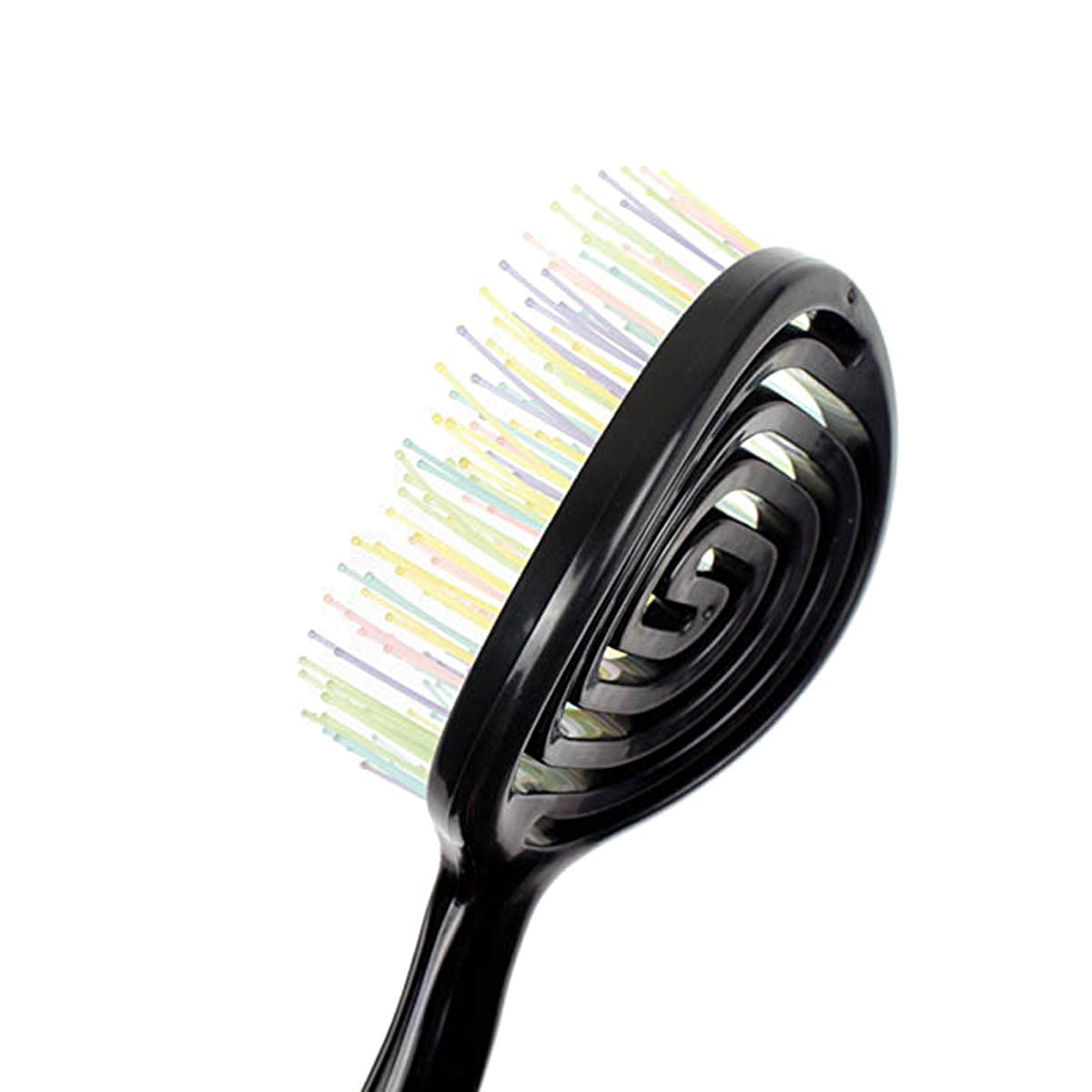 nascita pro 3d oval hair brush black, flexible bristles of nascita hair brush, nascita hair brush for detangling Nascita Pro 3D Oval Hair Brush - Sleek Design for Effortless Styling | Black Nascita Pro Hair Brush - 3D Oval Design | Black hair-brush, nascita, detangling-brush, 3d-design, black-hair-brush, hair-care, gentle-massage, anti-static, wet-and-dry-use, ai-generated