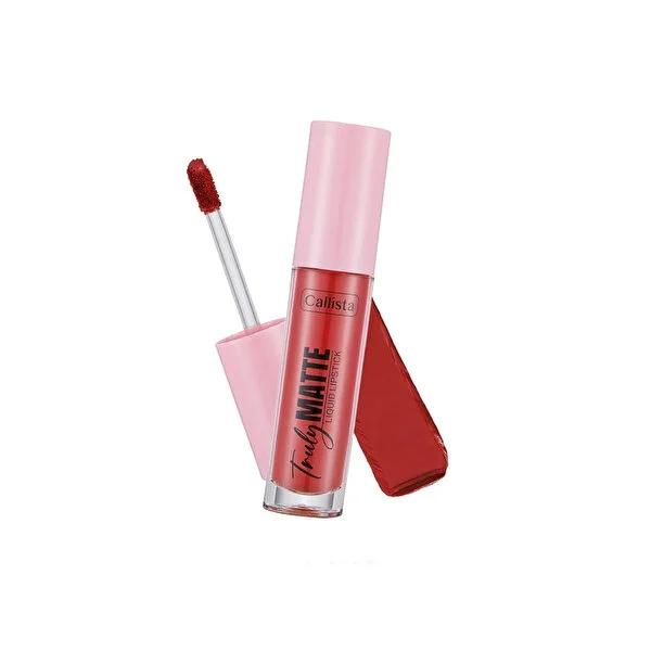 Callista Truly Matte Liquid Lipstick - Long Lasting, Moisturizing Formula with Shea Butter Callista Matte Liquid Lipstick - Long Lasting & Moisturizing matte liquid lipstick, long-lasting lip color, moisturizing lipstick, Shea butter lip care, cosmetic lip products, lip care, beauty products, makeup, lipstick, cosmetics
