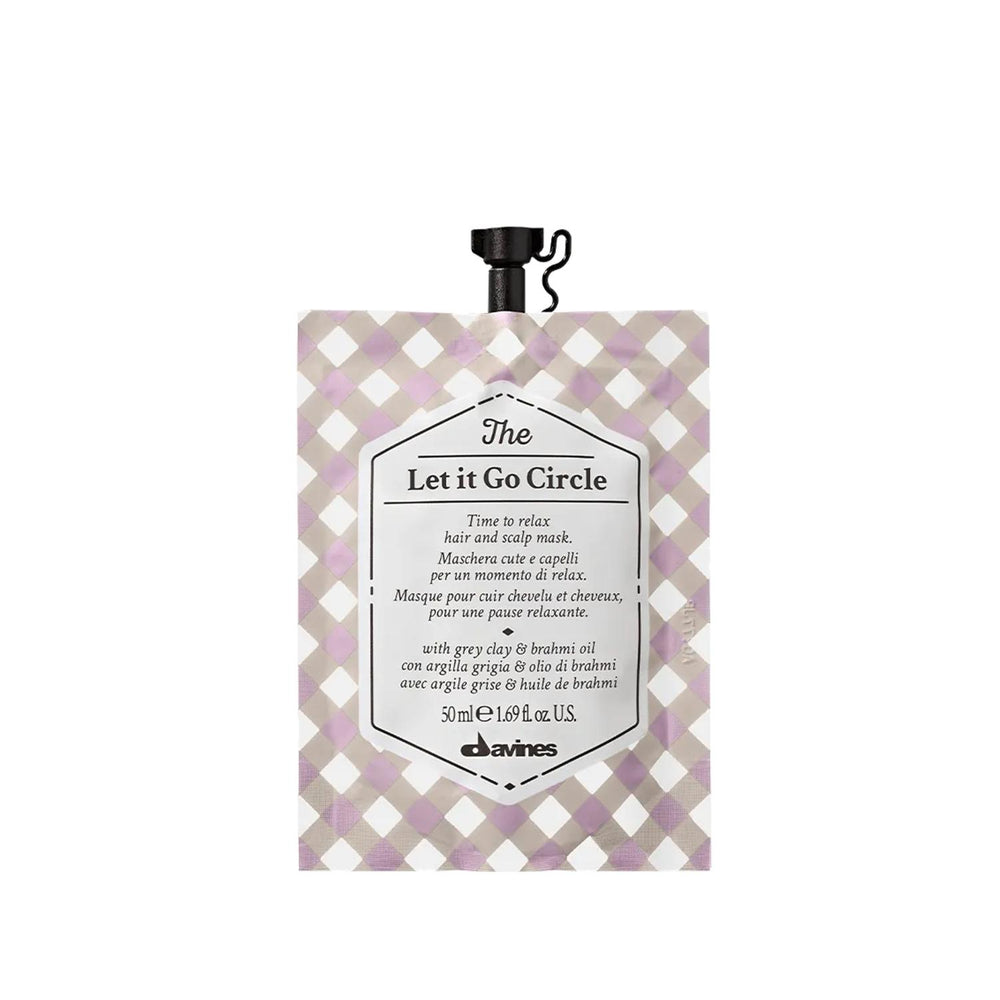 Davines The Let It Go Circle Relaxing Hair Mask - 50ml Nourishing Treatment for Dry or Damaged Hair - Hair Mask