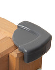 Babyjem Corner Protector - Antrasit, Child Safety Corner Guard for Furniture, PVC Corner Protector for Baby Safety Babyjem Corner Protector - Child Safety Solution Corner protector, Child safety, Baby safety, Corner guard, Childproofing, Furniture safety, Babyproofing, Safety accessories, PVC corner protector, Adhesive corner protector, Furniture corner protector