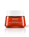 Vichy LiftActiv Collagen Specialist: Anti-Aging Face Cream - Reduce Wrinkles, Boost Skin Elasticity with Hyaluronic Acid & Vichy Thermal Water Vichy LiftActiv: Anti-Aging Cream - Reduce Wrinkles & Boost Elasticity Anti-aging cream, Collagen cream, Wrinkle reduction, Skin elasticity, Vichy Liftactiv, Hyaluronic acid cream, Anti-wrinkle face cream, Face cream for aging skin, anti-aging, collagen, hyaluronic acid, Vichy Thermal Water, Vichy, wrinkle cream, skin firming, face moisturizer, skincare, beauty, fine