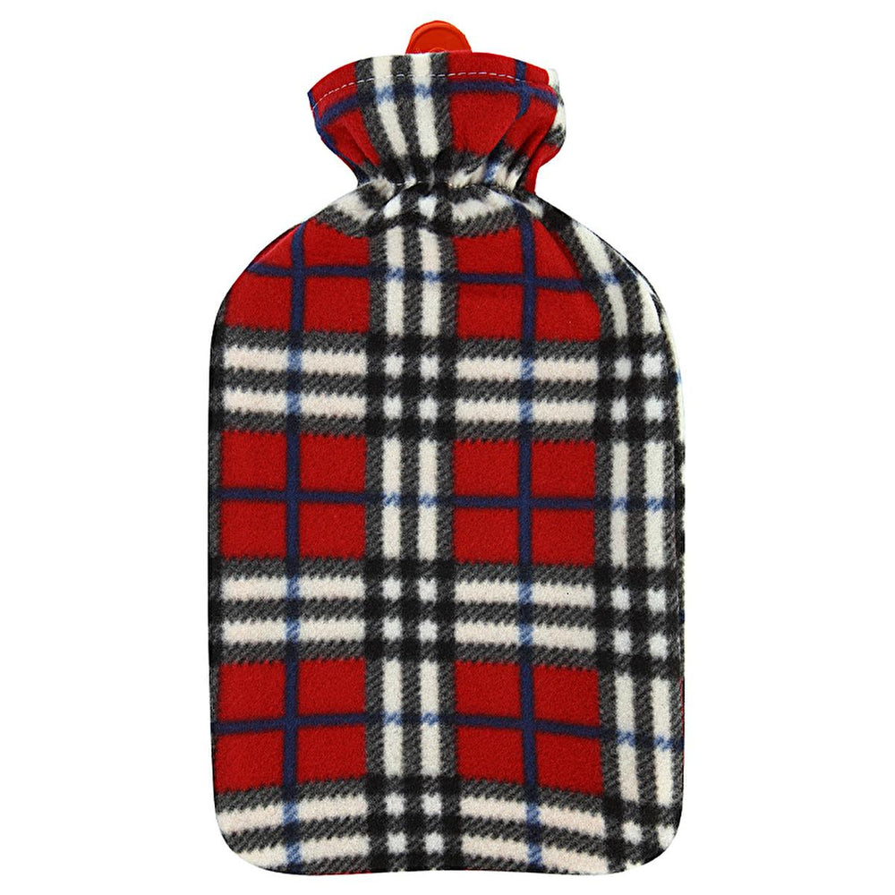 VPW Soft Fleece Covered 2-Liter Hot Water Bottle for Pain Relief & Warmth - image 2