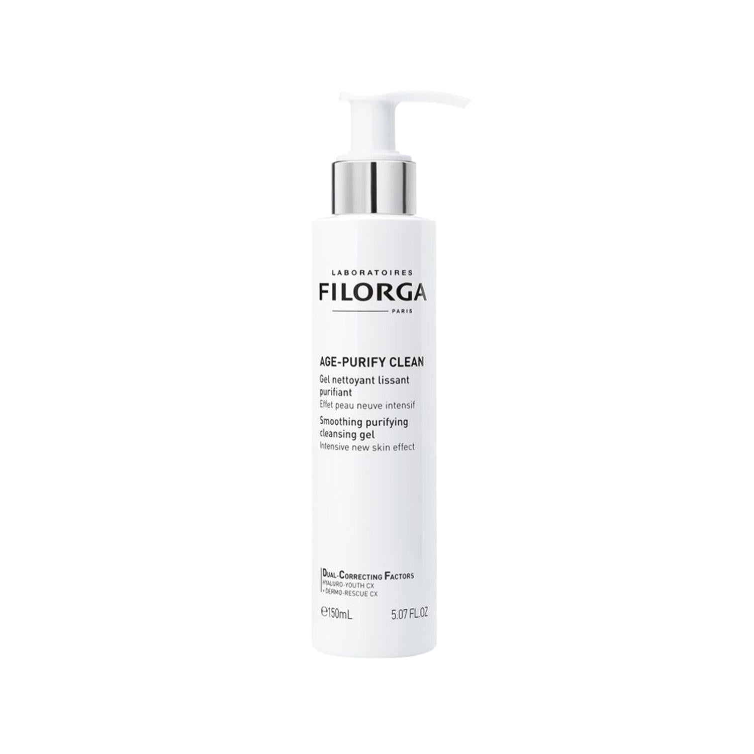 Filorga Age Purify Clean Cleansing Gel for Mixed & Oily Skin - 150ml, Purifies & Balances Facial Skin Filorga Age Purify Clean Cleansing Gel for Mixed & Oily Skin cleansing gel, mixed skin, oily skin, Filorga Age Purify Clean, facial care product, skincare, facial cleansing, purity, balance, mixed skin solution, oily skin care, gentle cleanser, purifying cleanser, Filorga skincare