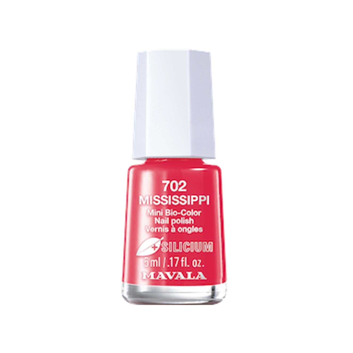 Mavala Mini Bio-Color Nail Polish with Silicon - Mississippi Shade, 5ml Travel Size Mavala Mini Bio-Color Nail Polish - Mississippi Shade Mavala Mini Bio-Color, Nail Polish with Silicon, Travel-sized Nail Polish, Mississippi Nail Color, 5 ml Nail Polish, Nail Care, Cosmetics, Travel Size, Silicon Nail Polish, Bio-Color Nail Polish, Nail Strengthening, Portable Cosmetics