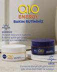 Nivea Q10 Energy Night Cream with Vitamin C - Anti-Aging, Moisturizing Night Care for All Skin Types Nivea Q10 Energy Night Cream - Anti-Aging Skincare Nivea Q10 Energy Night Cream, Vitamin C Night Care, Anti-aging night cream, Moisturizing night cream, Dermatologically tested night cream, Night care cream, Skincare for anti-aging, Q10 Energy, Vitamin C skincare, Nighttime moisturizer, Anti-aging skincare, Skincare routine, Nivea skincare, Face cream, Night cream, Anti-aging face cream
