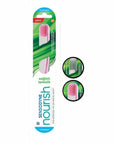 Sensodyne Nourish Soft Toothbrush for Sensitive Teeth and Gums - Gentle Cleaning, Healthy Oral Hygiene - Toothpaste