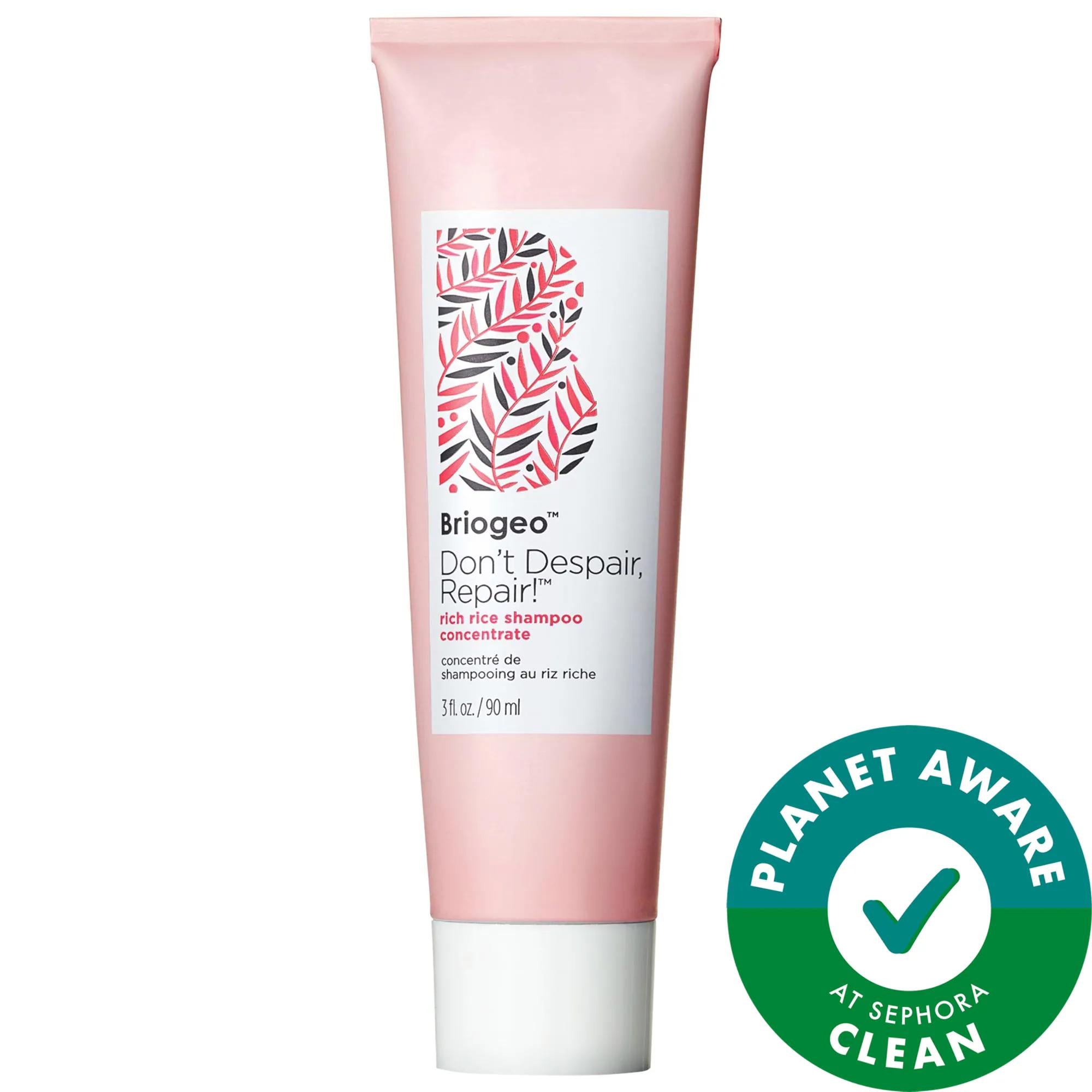 Briogeo Don't Despair, Repair! Rich Rice Water Shampoo Concentrate - Sulfate-Free, Vegan, and Cruelty-Free Hair Care Briogeo Rich Rice Water Shampoo Concentrate - Vegan & Cruelty-Free concentrated shampoo, sustainable hair care, damaged hair repair, vegan shampoo, cruelty-free hair products, rice water shampoo, sulfate-free shampoo, eco-friendly hair care, clean beauty, gluten-free hair products, color-safe shampoo, repairing shampoo, strengthening shampoo