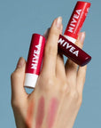 Nivea Nourishing Lip Care Balm with 24-hour Moisturization - Mineral Oil-Free Lip Balm Nivea 24-Hour Moisturizing Lip Balm - Mineral Oil-Free lip balm, nourishing lip care, 24-hour moisturization, dermatologically tested lip balm, mineral oil-free lip care, lip moisturizer, natural lip balm, shine lip balm, everyday lip care, healthy lip appearance, Nivea lip care