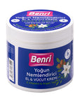 Benri Argan Oil Intensive Moisturizing Hand & Body Cream - 16.91 fl oz - Nourishing, Non-Greasy, Natural Skincare Benri Argan Oil Hand & Body Cream - Natural Moisturizer argan oil body cream, moisturizing hand cream, intensive hydration body lotion, natural skincare products, vitamin E moisturizer, dry skin relief, non-greasy moisturizer, argan oil benefits, vitamin E benefits, skincare essentials, hand cream, body cream, natural moisturizer, hydration, skin nourishment, skincare routine, beauty products, w