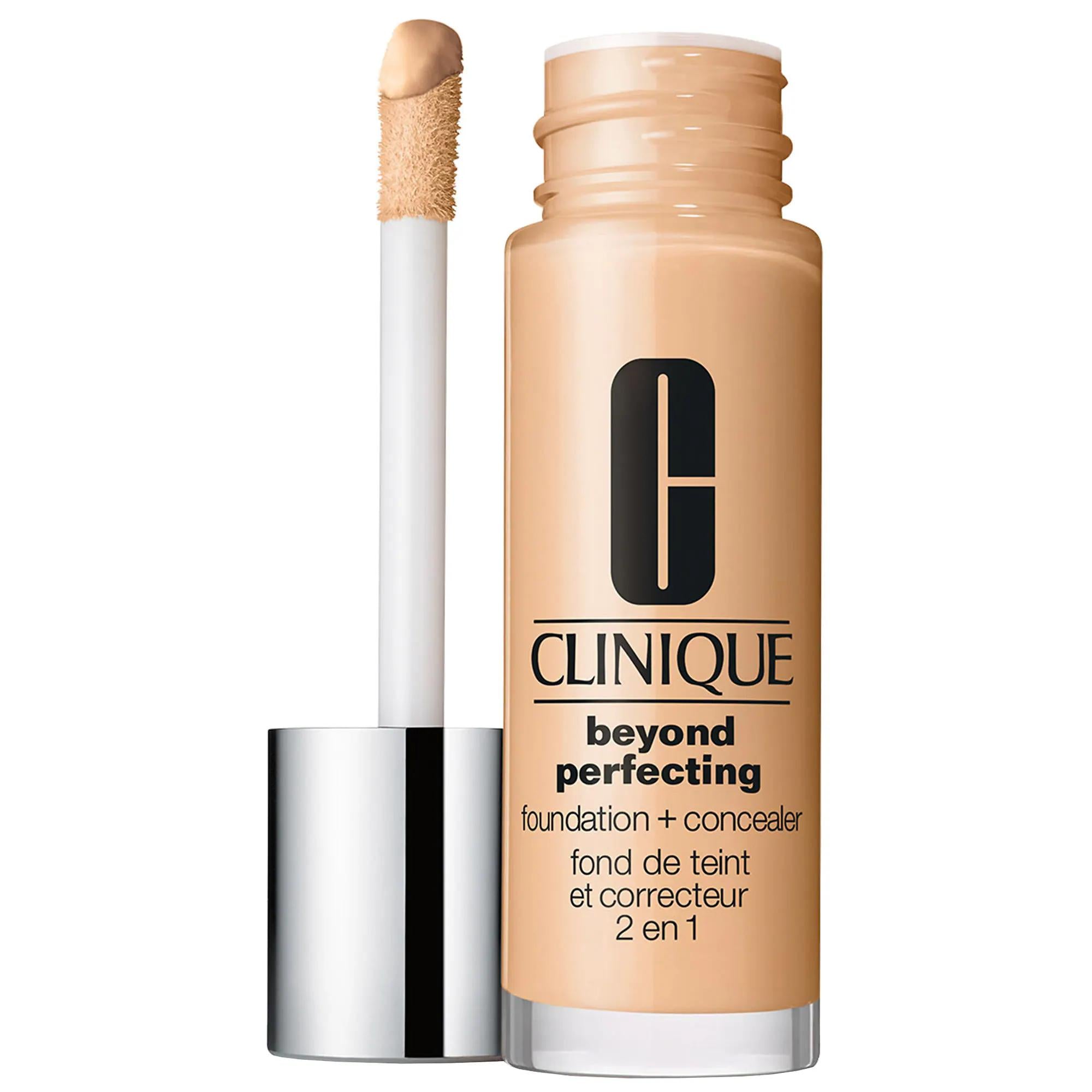 Clinique Beyond Perfecting Foundation + Concealer - Long-Lasting, Full-Coverage, Oil-Free Makeup for All Skin Types Clinique Beyond Perfecting Foundation - Long-Lasting & Oil-Free long-lasting foundation, full-coverage concealer, oil-free makeup, fragrance-free cosmetics, non-comedogenic foundation, Clinique, makeup, foundation, concealer, beauty products, cosmetics, skincare, dermatologist-tested, non-acnegenic, 24-hour wear, natural matte finish, sweat-resistant, humidity-resistant, cleaner beauty, sensit