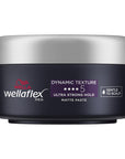 Wella Wellaflex Men's Dynamic Texture Matte Hair Paste - Ultra Strong Hold, Vegan Hair Wax for Long-Lasting Texturized Styles Wella Men's Matte Hair Paste: Strong Hold, Vegan - Texturized Style men's hair paste, matte hair wax, strong hold hair styling, vegan hair wax, texturizing hair paste, long lasting hair hold, non-sticky hair wax, men's hair styling products, hair paste, hair wax, matte finish, strong hold, vegan, caffeine, men's grooming, hair styling, texturized hair, natural look, long-lasting styl