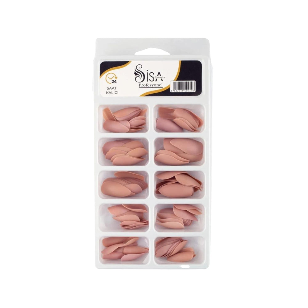 Sisa Professional Plastic Artificial Nails - Rose Pink, Durable & Easy to Apply Sisa Artificial Nails - Rose Pink, Durable & Easy Artificial nails, Fake nails, Nail tips, Cosmetic nail enhancements, Nail beauty products, Rose pink nails, Professional nail products, Durable nail solutions, Easy to apply nails, Nail art supplies, Beauty enhancements, Cosmetic products