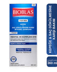 Bioblas Mint Shampoo with B19 Complex - 12oz | Anti-Dandruff Care