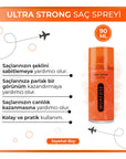Morfose Ultra Strong Hair Spray 3.04 fl oz - Strong Hold, Keratin & Provitamin Enriched Morfose Ultra Strong Hair Spray - 3.04 fl oz Strong hold hair spray, Keratin hair spray, Hair styling products, Provitamin hair care, Non-greasy hair spray, Hair care, Styling products, Hair spray, Morfose, Hair products, Beauty products, Cosmetics, Hair styling, Hair care routine, Hair vitality, Hair shine