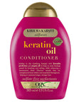 OGX Keratin Oil Hair Conditioner: Anti-Breakage Formula for Stronger, Shinier Hair - Sulfate Free, Argan Oil Infused (13 fl oz) OGX Keratin Conditioner: Strengthen & Repair Damaged Hair keratin hair conditioner, argan oil hair conditioner, anti-breakage conditioner, sulfate free conditioner, hair strengthening conditioner, damaged hair repair, split ends treatment, OGX conditioner, hair conditioner, keratin, argan oil, anti-breakage, sulfate-free, hair strengthening, damaged hair, split ends, OGX, hair care