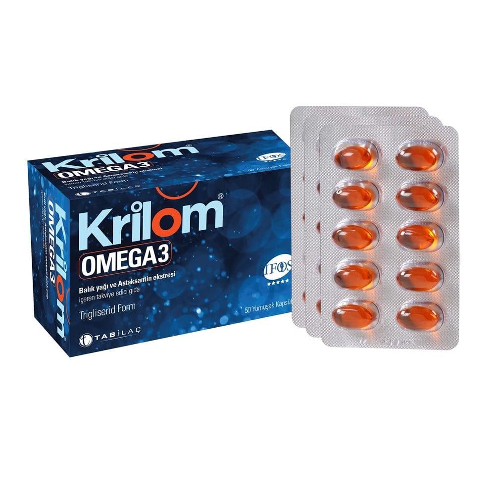 Krilom Omega-3 Dietary Supplement - Heart Health & Brain Support - 50 Soft Capsules Krilom Omega-3 Supplement - Heart & Brain Health Support Omega-3 supplement, Dietary supplement for heart health, EPA and DHA supplement, Soft capsule Omega-3, Astaksantin extract supplement, Heart health support, Brain function support, Antioxidant properties, Dietary supplement, Health and wellness, Cardiovascular health, Cognitive function, Fish oil supplement