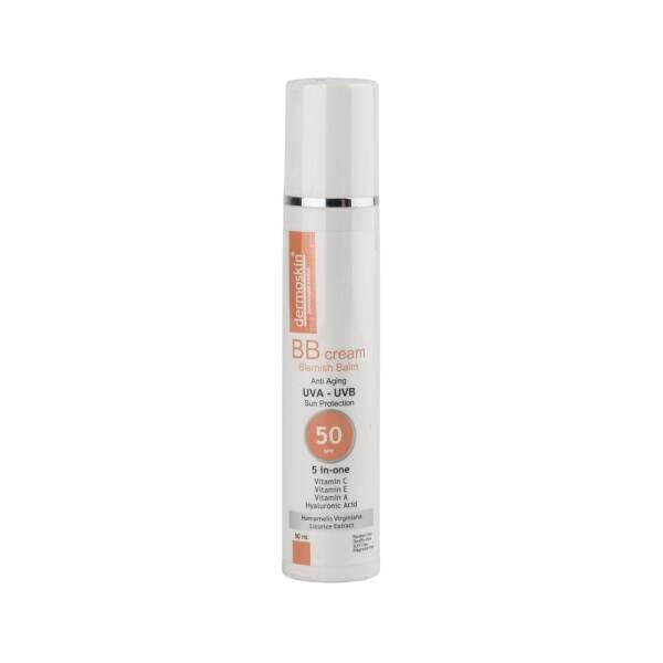 Dermoskin BB Cream SPF50 - Multi-Functional Cosmetic with Moisturizing, Sun Protection & Skin Toning - 50ml Dermoskin BB Cream SPF50 - Multi-Functional Skin Care BB Cream, SPF 50, Multi-functional cosmetic, Moisturizing cream, Sun protection, Skin toning, Natural ingredients, Antioxidant skincare, Cosmetic, Skin care, Daily skin care, Sun protection products, Moisturizing products