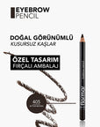 Flormar Bitter Brown Eyebrow Pencil with Soft Tip Applicator & Blending Brush | Long Lasting, Natural Definition Flormar Bitter Brown Eyebrow Pencil | Soft Tip & Natural Definition eyebrow pencil, brow pencil, eyebrow definer, soft eyebrow pencil, brow pencil with brush, long lasting eyebrow pencil, natural eyebrow pencil, bitter brown eyebrow pencil, eyebrow makeup, brow filler, eyebrow shaper, eyebrow brush, soft tip eyebrow pencil, blending brush eyebrow pencil, natural looking brows, defined eyebrows, l