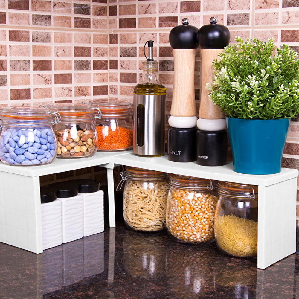 Decobella Adjustable Shelf Organizer - Rotating Storage Solution for Home Organization - view 2