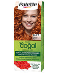 Palette Natural Hair Dye - Permanent Hair Color with Natural Ingredients - 8-77 Tarçın Bakır Palette Natural Hair Dye - Long Lasting Color natural hair dye, permanent hair color, hair coloring products, natural ingredients hair care, long-lasting hair dye, Palette, hair care, cosmetics, beauty products, natural hair color, hair dye, permanent hair dye