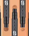 Flormar Concealer - Eye Puff Concealer with Sponge Applicator, Light Beige, Cold Undertone - Eye Cream