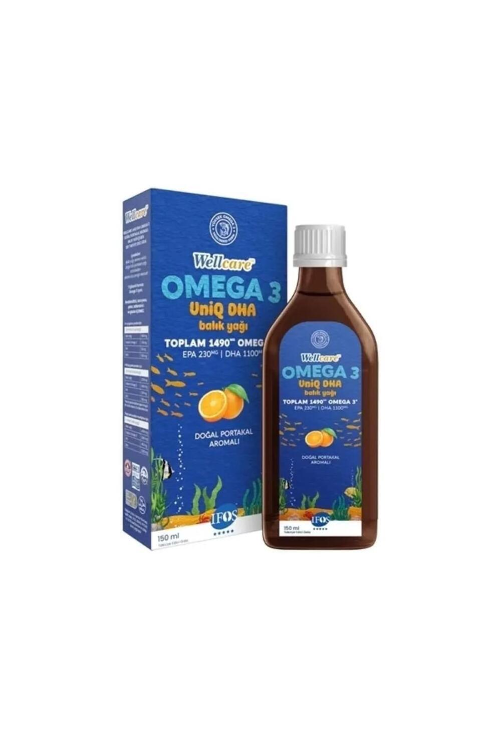 Wellcare Omega 3 UniQ DHA Fish Oil 150 ml - image 2