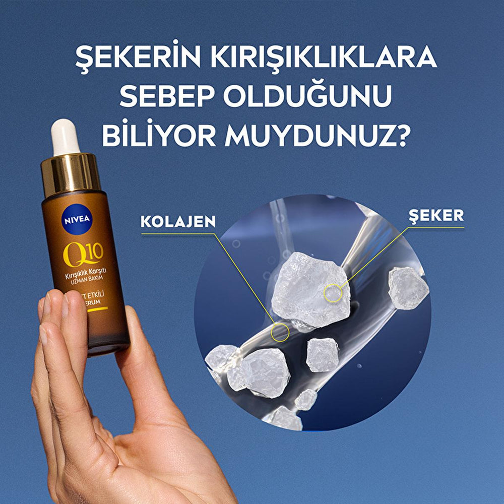 Nivea Anti-Wrinkle Face Serum with Q10 - Anti-Aging Skincare, Reduces Fine Lines & Wrinkles, Suitable for All Skin - view 7