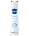 NIVEA Women's Fresh Natural Deodorant Spray - 48-hour Protection, Aluminum-free & Powder-free NIVEA Women's Fresh Natural Deodorant Spray - 48hr Protection NIVEA Women's Deodorant Spray, Fresh Natural Deodorant, Aluminum-free Deodorant, 48-hour Deodorant Protection, Derma Active Protection Deodorant, Women's Personal Care, Natural Fragrance, Sensitive Skin Friendly, Dermatologically Tested, Long-lasting Freshness, Ocean Essences, Powder-free Deodorant