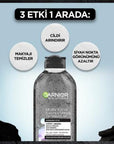 Garnier Micellar Cleansing Gel: Charcoal & Salicylic Acid - Gentle Makeup Remover for Acne Prone Skin, Blackhead Removal, Pore Cleansing - 400ml Garnier Micellar Gel: Acne & Blackhead Control - Gentle Cleanse micellar cleansing gel, makeup remover, acne prone skin, charcoal face cleanser, salicylic acid cleanser, blackhead removing cleanser, Garnier micellar water, oil free makeup remover, gentle facial cleanser, pore cleansing gel, micellar water, face wash, cleanser, skincare, acne treatment, blackhead re