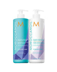 Moroccanoil Color Care Blonde Perfecting Shampoo & Conditioner Set
