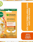 Garnier SkinActive Eye Mask: Reduce Under Eye Bags & Dark Circles with Hydrating Hyaluronic Acid & Brightening Orange Juice - Refresh & Revitalize Garnier Eye Mask: Reduce Dark Circles & Bags - Hydrate & Brighten eye mask, under eye bags treatment, dark circles treatment, hydrating eye mask, brightening eye mask, Garnier eye mask, hyaluronic acid eye mask, orange juice eye mask, eye mask for puffiness, Garnier, SkinActive, hyaluronic acid, orange juice, eye care, skincare, beauty, puffiness, dark circles, h