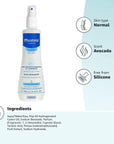 Mustela Baby Hair Styler & Body Freshener Spray 200ml - Gentle Detangling & Refreshing for Newborns Mustela Baby Hair & Body Spray 200ml - Natural & Gentle baby hair spray, baby body spray, natural baby care products, chamomile baby products, gentle baby hair detangler, newborn baby care, baby skin care, Mustela baby products, baby hair detangling spray, baby refreshing spray