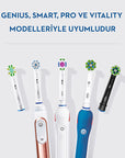 Oral-B Replacement Brush Heads Precision Clean - 2 Pack | Dental Care - Image