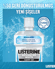 Listerine Mouthwash Advanced White 8.5 Fl Oz - Stain Removal | Whitening