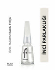 Flormar Pearly Intense Pigmented Nail Polish - Luxury White | 0.34 fl oz