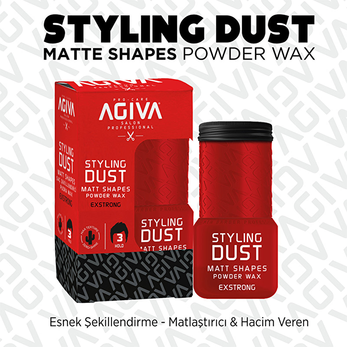 Agiva Extra Strong Hair Styling Powder 03 - Matte Volume | 20g