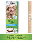 Palette Permanent Natural Hair Color 12-1 Ashy Ice Blonde | 3.4 fl oz