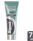 Signal White Now Detox Active Charcoal Toothpaste 75ml - Whitening Effect - Image
