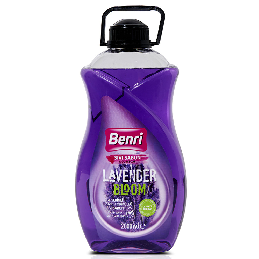 Benri Lavender Bloom Liquid Soap 2L - Gentle Cleansing | Moisturizing