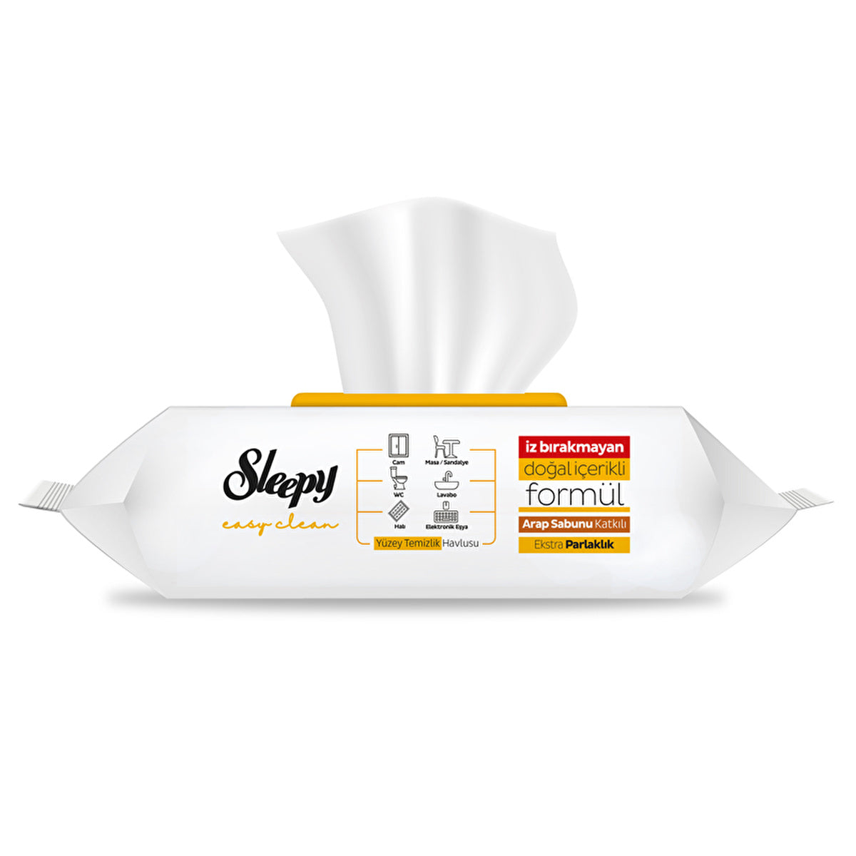 Natural Surface Cleaning Cloths with Arabic Soap - 100 Count | Eco-Friendly - Image