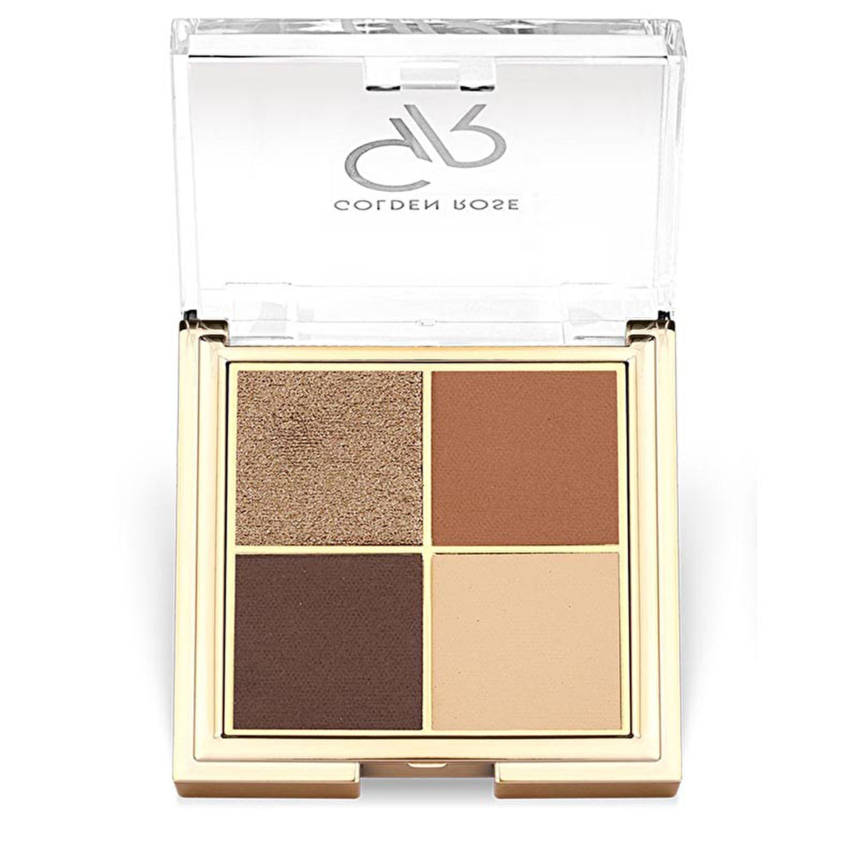 Golden Rose Quattro Eyeshadow Palette 04 Coffee Dream - 4 Shades | Makeup