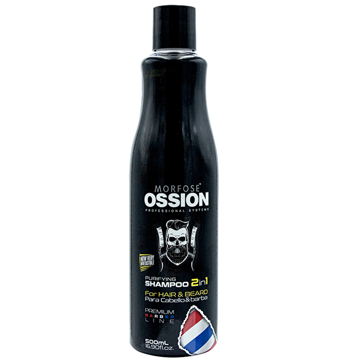 Morfose Ossion Premium Barber Purifying Shampoo 17oz - Nourishing Formula | Salon Quality - Image