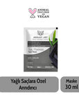 Ashley Joy Detox & Clarifying Hair Mask: Deep Cleanse, Remove Buildup, & Restore Shine - Active Carbon & Bentonite Clay (1.01 fl oz) Ashley Joy Detox Hair Mask: Deep Cleanse & Remove Buildup detox hair mask, clarifying hair mask, deep cleansing hair mask, hair mask for oily hair, hair mask for residue removal, active carbon hair mask, bentonite clay hair mask, purifying hair treatment, hair detox, Ashley Joy hair mask, hair mask, hair treatment, oily hair, residue removal, detoxifying, purifying, active car