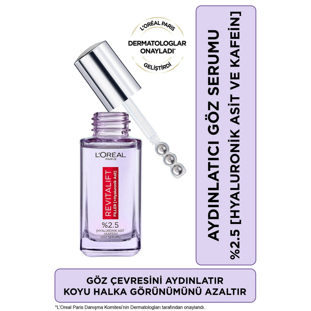 Loreal Revitalift Lighting Eye Area, Dark Ring Reduces Eye Serum 20ml