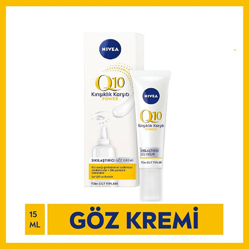 Nivea Q10 Wrinkle Reducing Eye Cream 15ml - Firming Formula | Anti-Aging