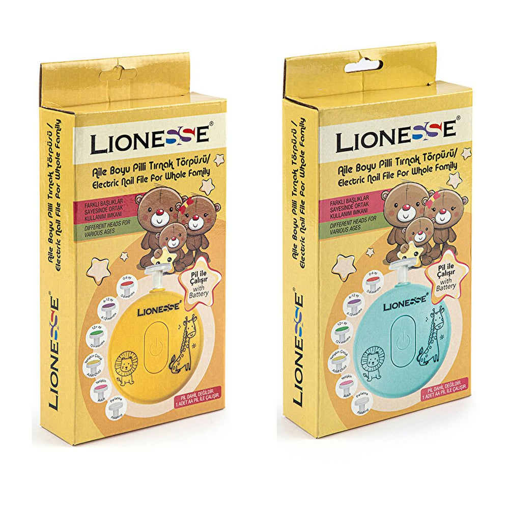 Lionesse Battery-Powered Nail File 2029 - Portable, Ergonomic Nail Care Tool for All Ages - view 3